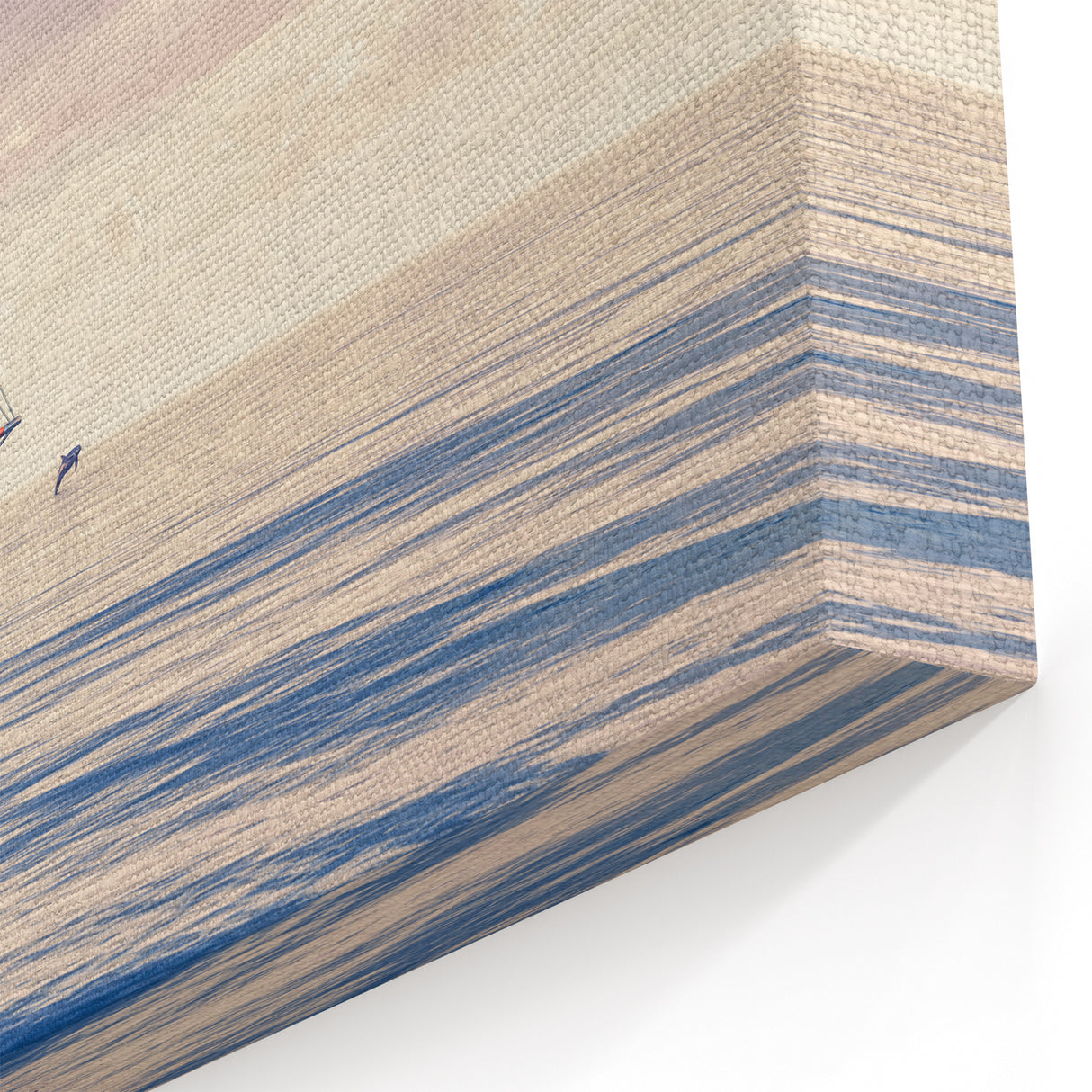 Serene Sunset Sailboat Wall Art - Tranquil Nautical Canvas Print