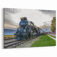 Historic Steam Train Wall Art - Vintage Locomotive Canvas Print