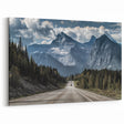 Majestic Mountain Highway Wall Art - Scenic Road Journey Landscape Print