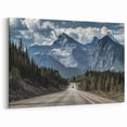 Majestic Mountain Highway Wall Art - Scenic Road Journey Landscape Print