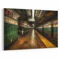 Rustic Subway Tunnel Wall Art - Urban Decay Subway Station Decor