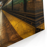 Rustic Subway Tunnel Wall Art - Urban Decay Subway Station Decor