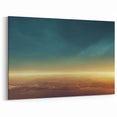 Sunset Sky Wall Decor - Vibrant Skyscape and Cloudscape Canvas Art