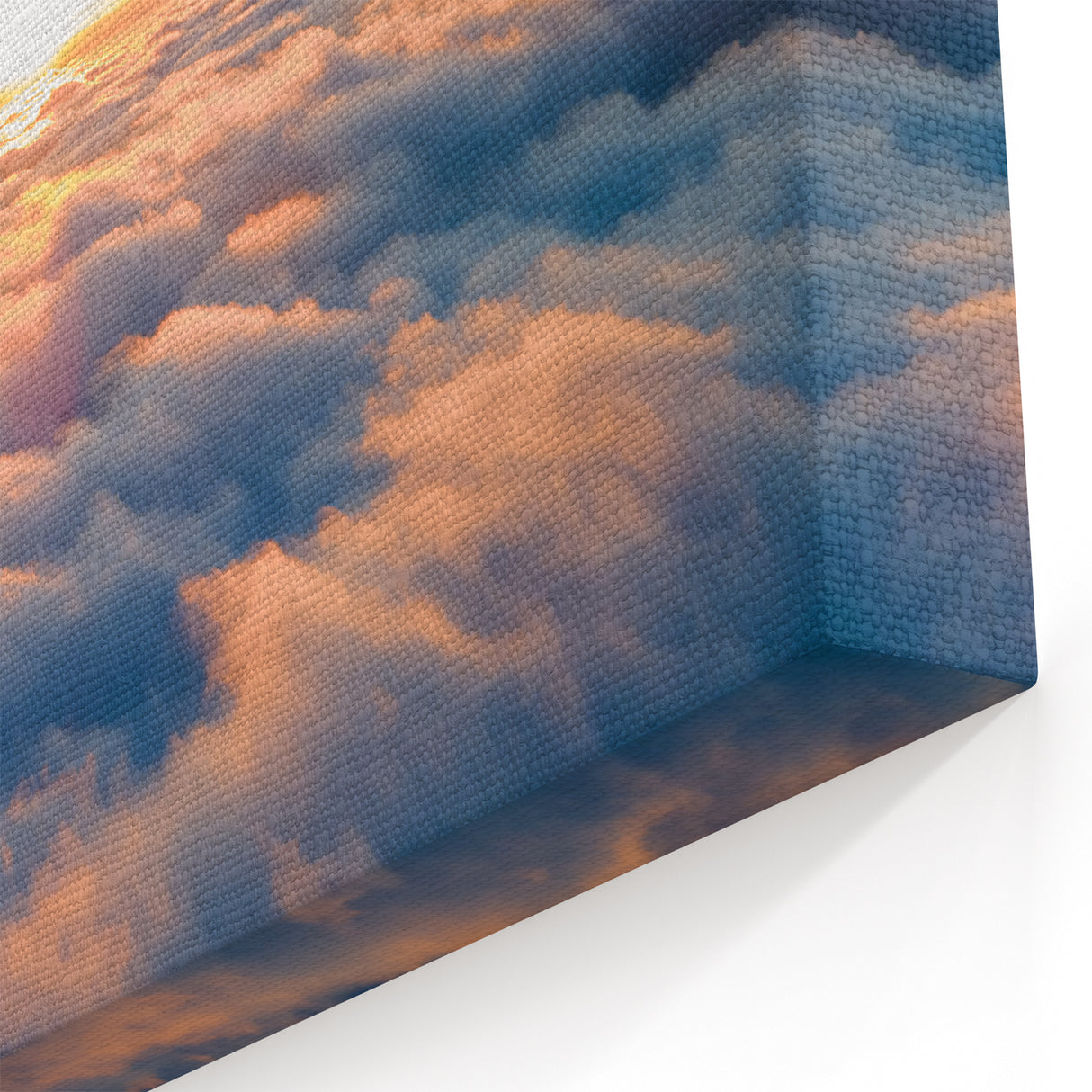 Sunrise Cloudscape Canvas - Dreamy Sky and Cloud Wall Art Decor
