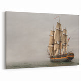 Majestic Vintage Ship Wall Art - Nautical Maritime Sailing Ship Canvas