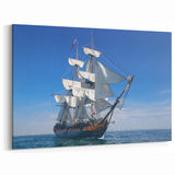 Sailing Ship Ocean Art - Nautical Decor for Maritime Enthusiasts