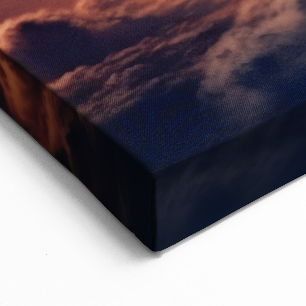 Moonlit Cloudscape Canvas - Mystical Night Sky and Cloud Wall Art