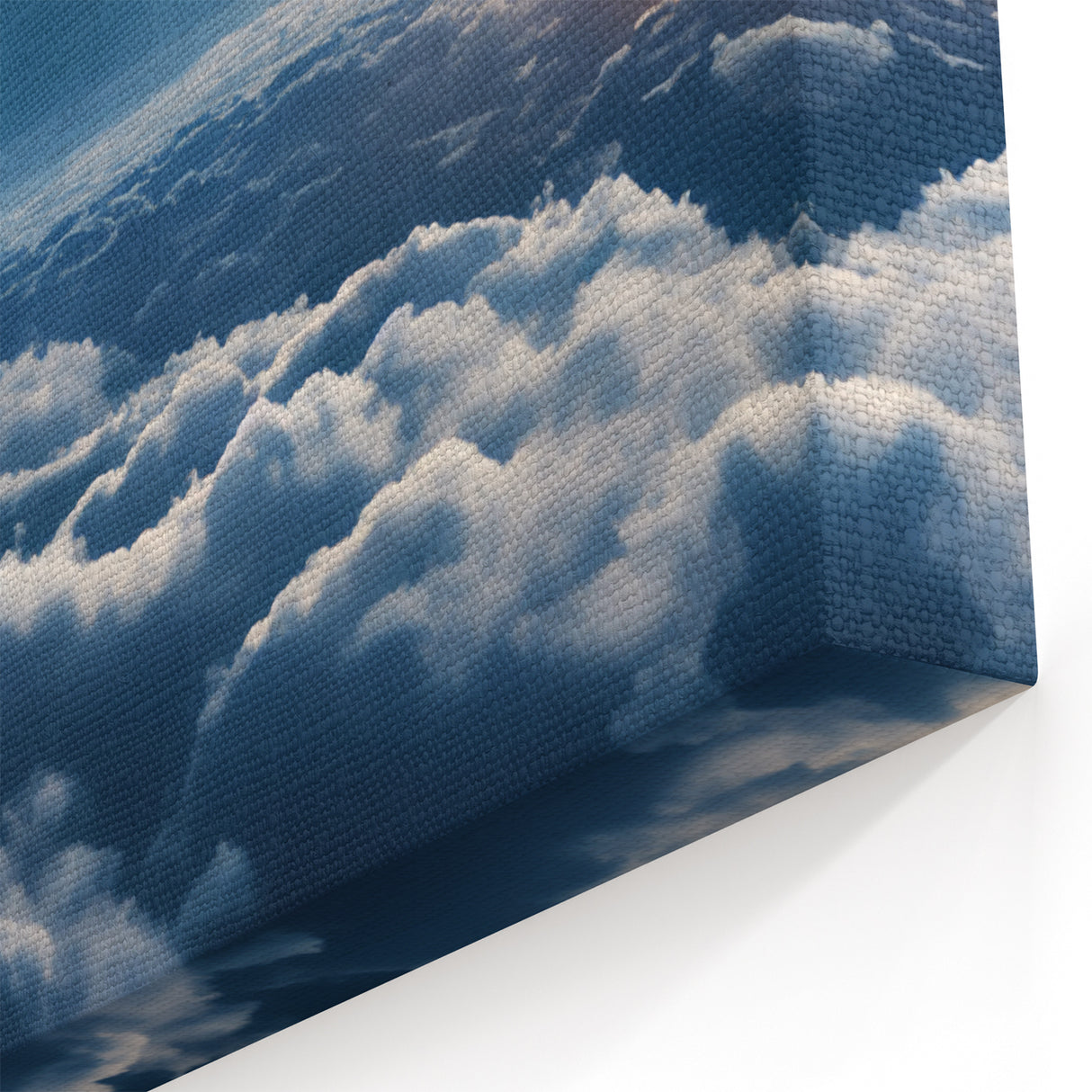 Sunrise Above Clouds Canvas - Majestic Skyscape Wall Art Decor