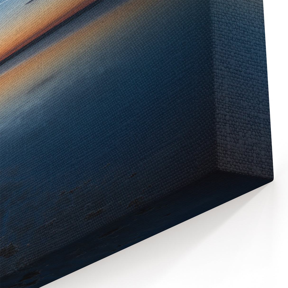 Twilight Reflections Canvas - Tranquil Skyscape and Water Wall Art