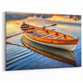 Serene Rowboat Wall Art - Nautical Decor for Coastal Homes