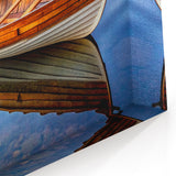 Serene Rowboat Wall Art - Nautical Decor for Coastal Homes