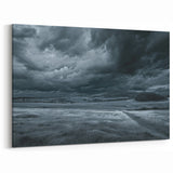 Stormy Skyscape Canvas Wall Art – Dramatic Landscape and Cloudscape Print