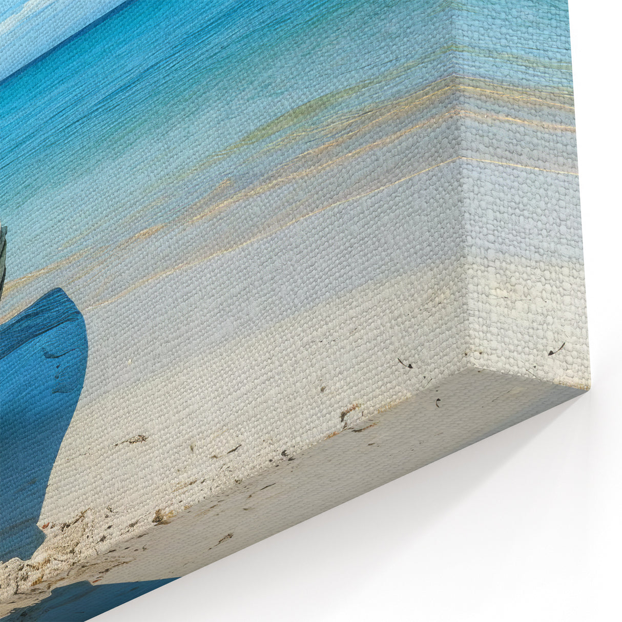 Coastal Rowboat Art Print - Nautical Decor for Beach Homes