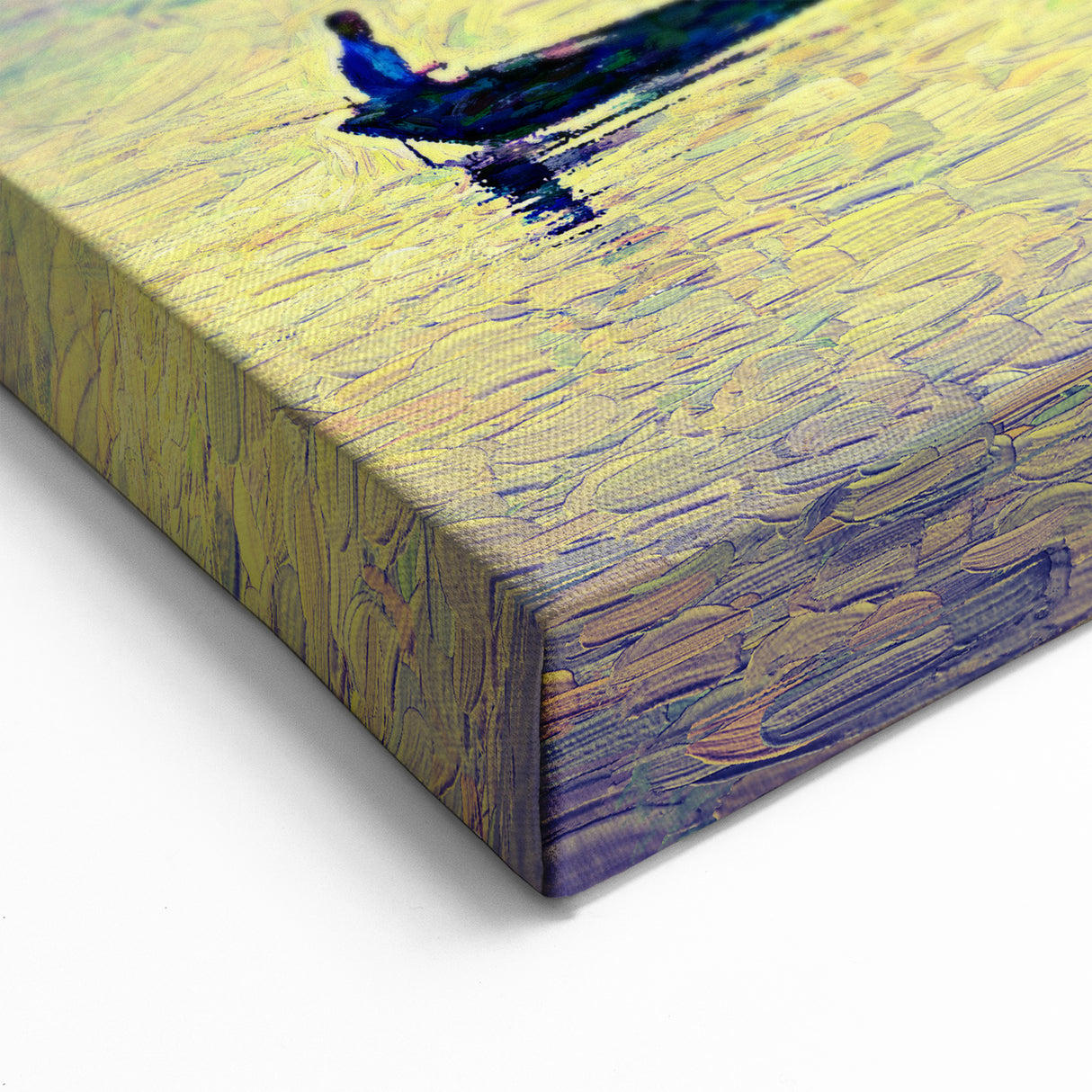 Impressionist Rowboat Wall Art - Vibrant Nautical Decor for Homes