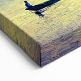 Impressionist Rowboat Wall Art - Vibrant Nautical Decor for Homes