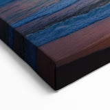 Serene Beach Sunset Skyscape Art – Peaceful Ocean and Sky Wall Decor