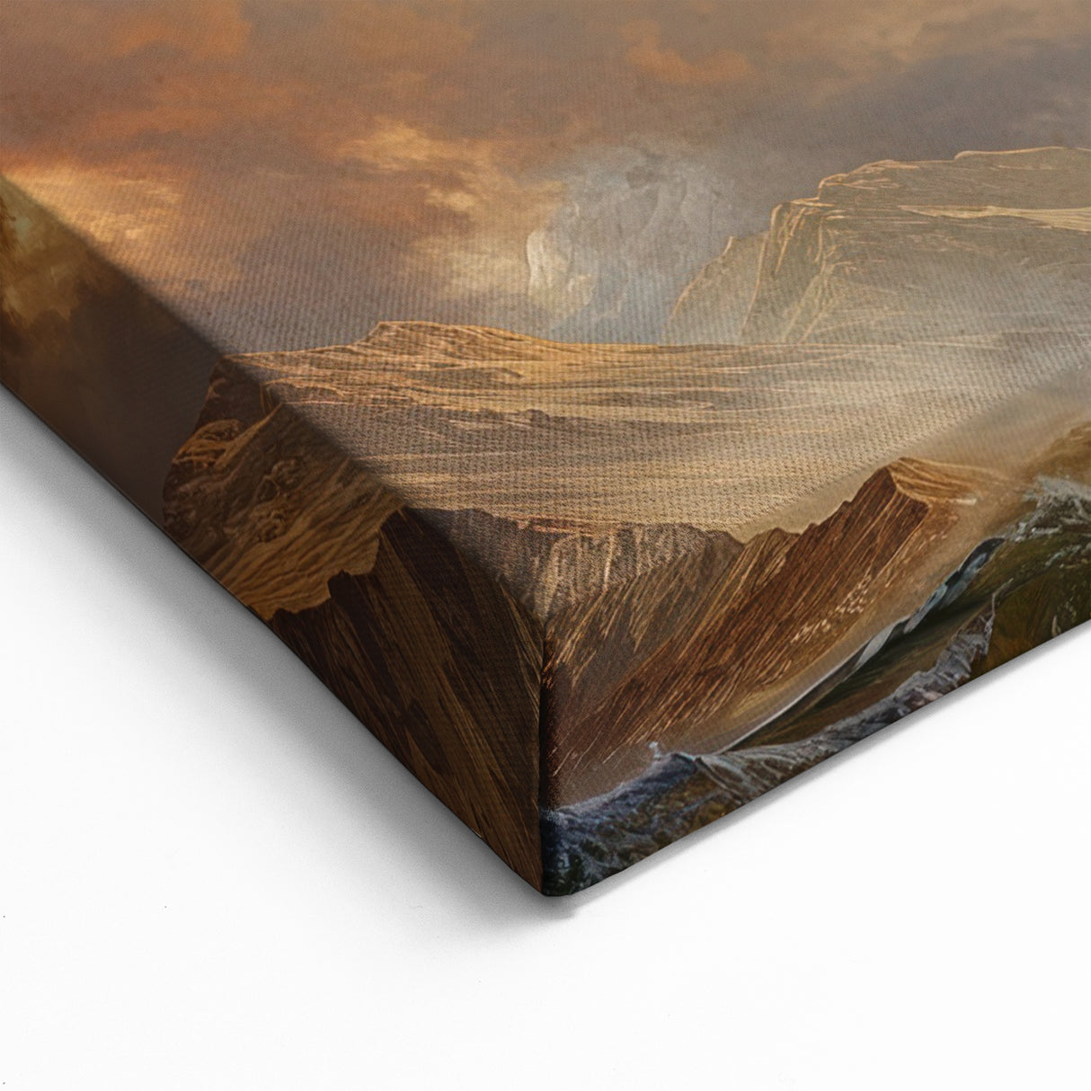 Epic Tall Ship in Storm Wall Art - Dramatic Nautical Canvas