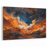 Surreal Cosmic Skyscape Art – Fantasy Cloud and Star Wall Decor