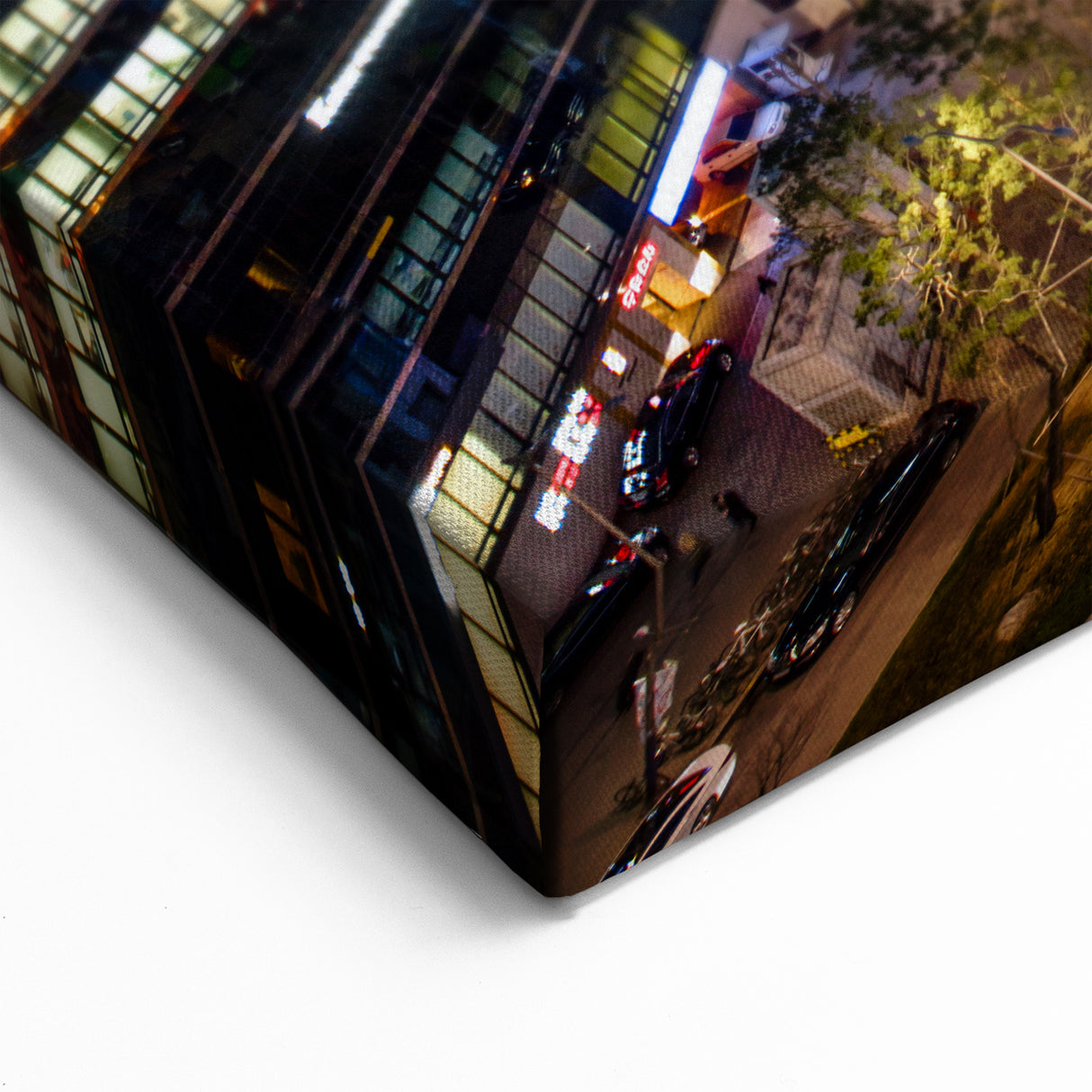 Seoul Skyline Wall Art – Modern Cityscape at Dusk with Busy Streets