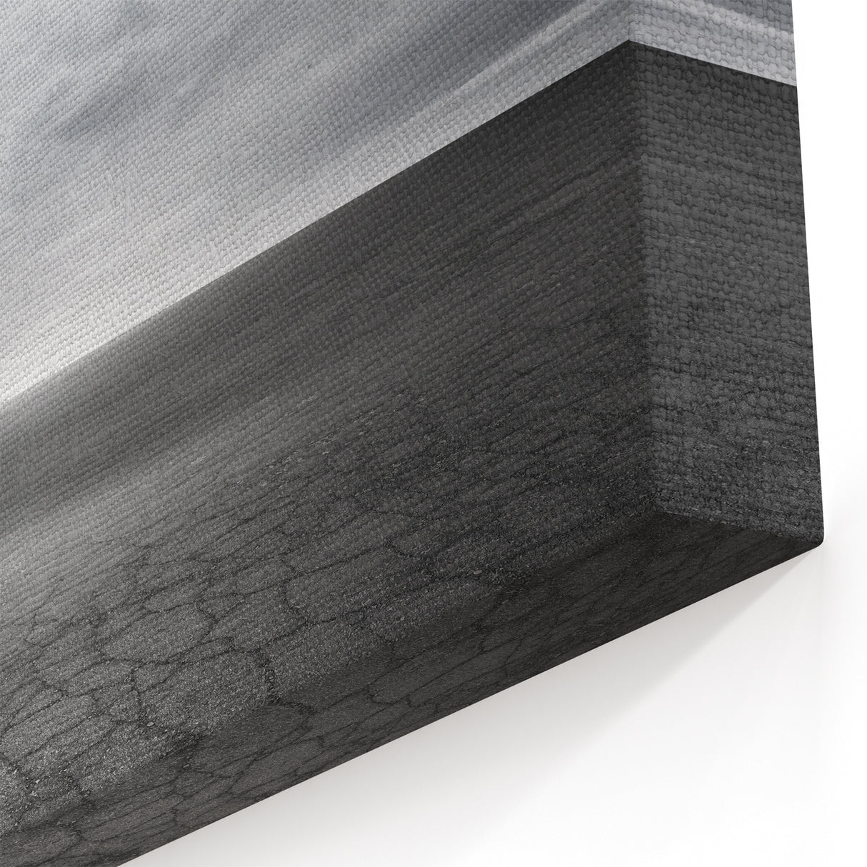 Minimalist Monochrome Landscape Art – Expansive Horizon and Sky Decor