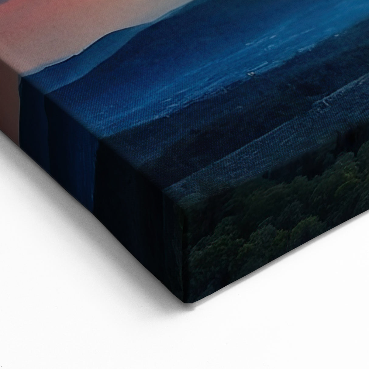 Bold Sunset Skyscape Canvas Art – Dramatic Mountain and Sky Decor