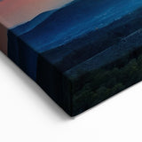 Bold Sunset Skyscape Canvas Art – Dramatic Mountain and Sky Decor