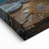 Majestic Geyser Wall Art - Dramatic Mountain Landscape Canvas Print