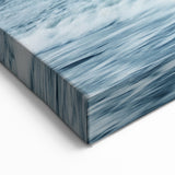 Ocean Breeze Skyscape Art - Serene Cloudy Sky and Sea Canvas Print