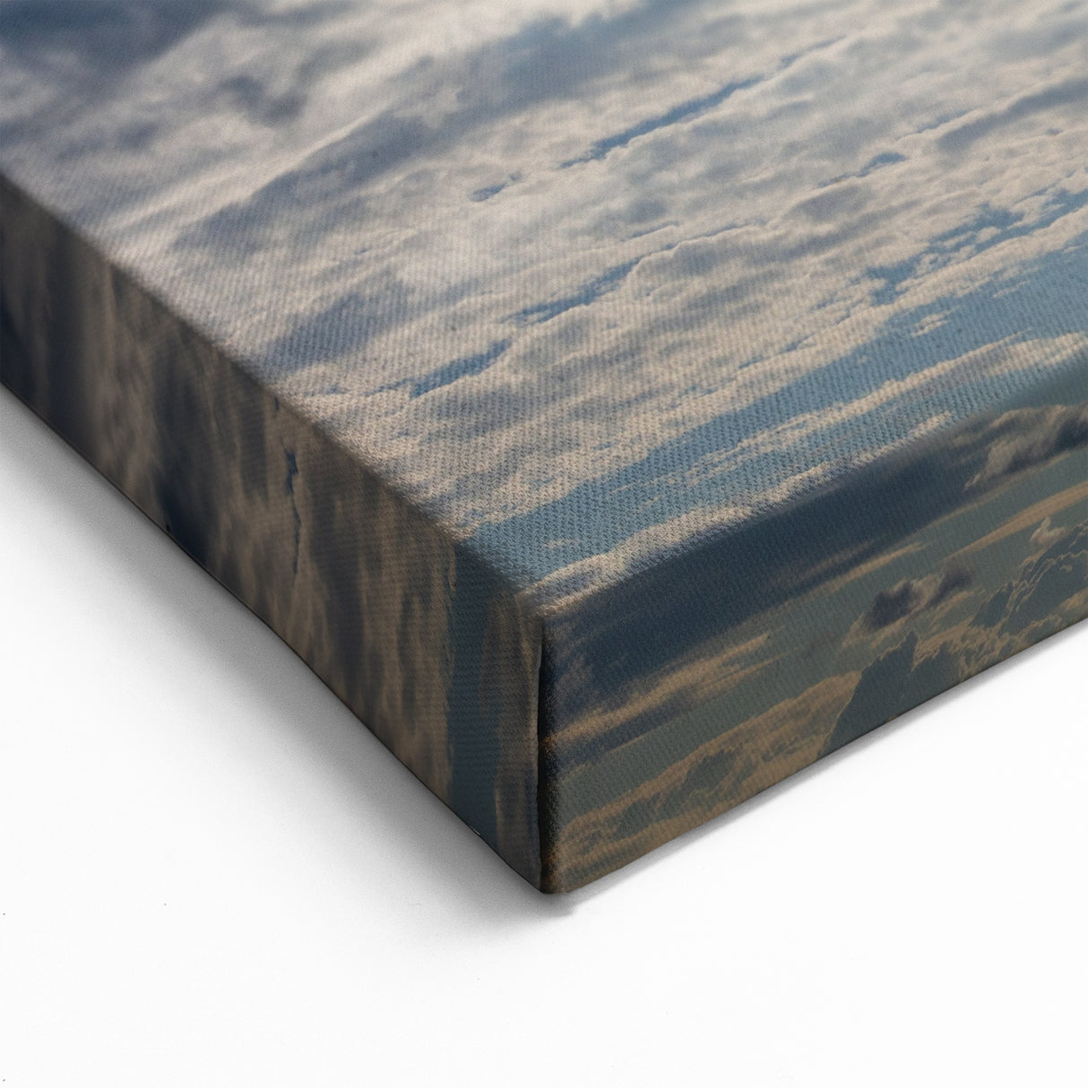 Blue Sky Cloudscape Art - Expansive Sky and Clouds Canvas Print Decor