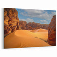 Golden Dunes of Algeria - Stunning Algerian Scenery Wall Art Print