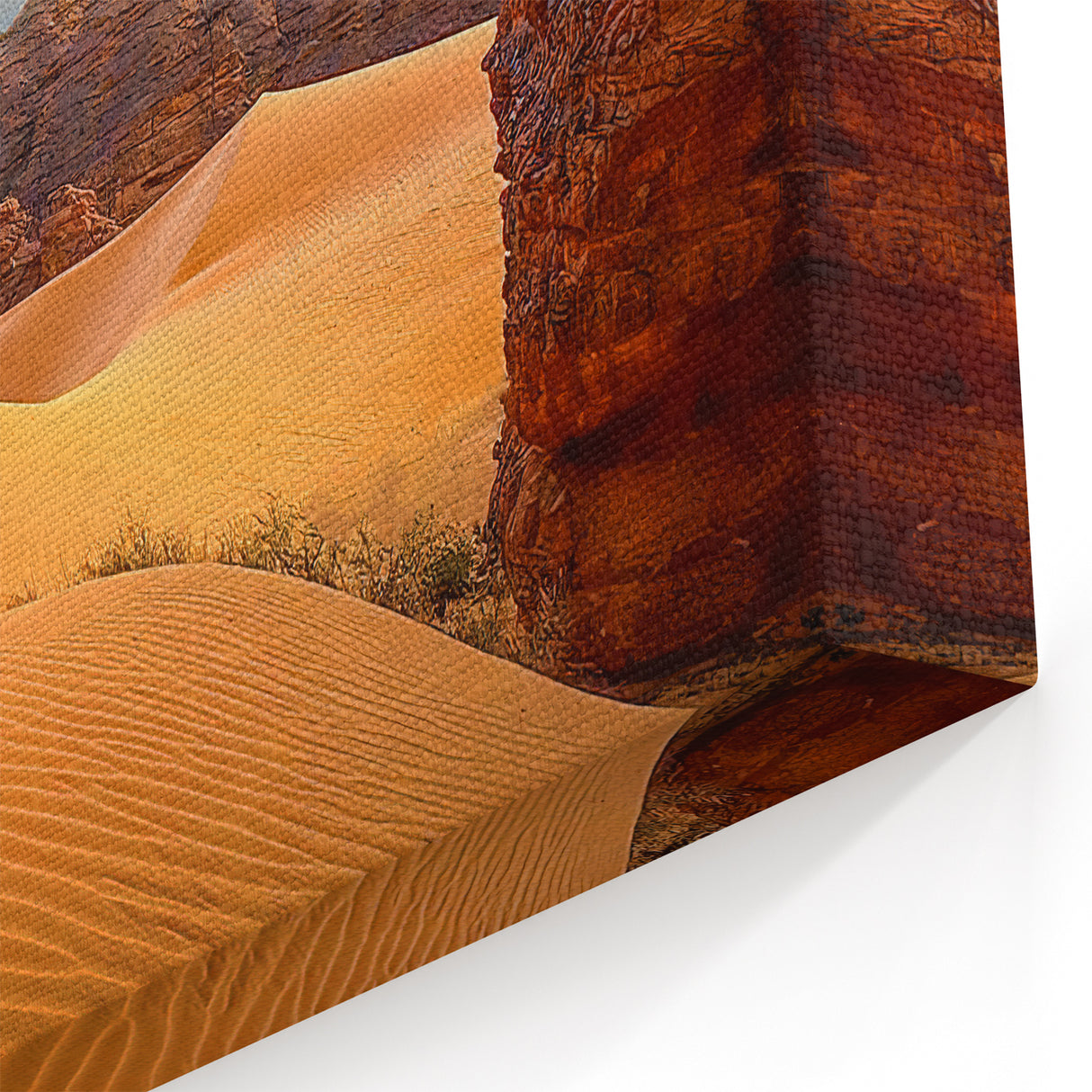Golden Dunes of Algeria - Stunning Algerian Scenery Wall Art Print