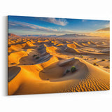 Algerian Sahara Splendor - Panoramic Desert Landscape Wall Art Print