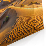 Algerian Sahara Splendor - Panoramic Desert Landscape Wall Art Print
