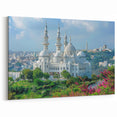 Algerian Cityscape Splendor - Majestic Mosque and Skyline Wall Art