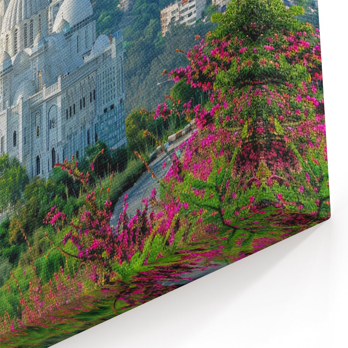 Algerian Cityscape Splendor - Majestic Mosque and Skyline Wall Art