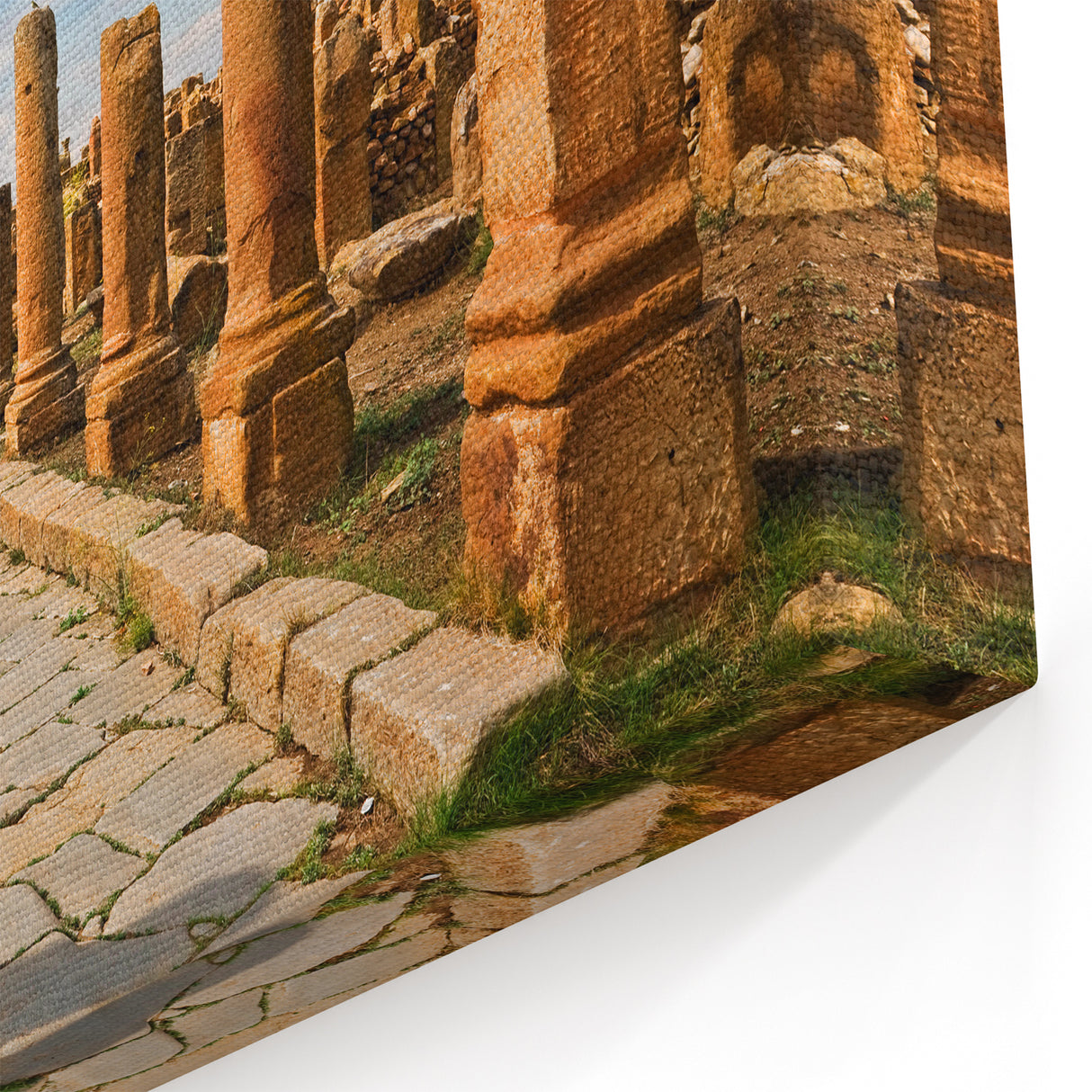 Ancient Roman Ruins of Algeria - Majestic Historical Wall Art Print