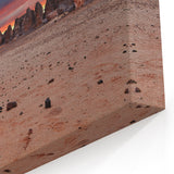 Dramatic Algerian Desert Sunset - Striking Sahara Landscape Wall Art