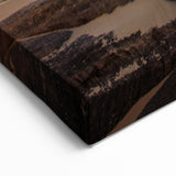 Golden Dunes of Algeria - Majestic Desert Rock Formations Wall Art