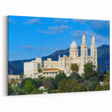 Algerian Architectural Beauty - Stunning Mosque and Mountain Wall Art