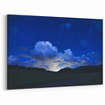 Scenic Colorado Springs Photography - Night Sky with Clouds and Stars