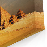 Giza Pyramids Egypt Wall Art - Ancient Egyptian Culture Canvas Prints