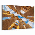 Ancient Egyptian Temple Columns Wall Art - Majestic Egypt Canvas Prints