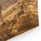 Pyramids and Sphinx at Sunset Wall Art - Ancient Egypt Canvas Prints