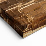 Pyramids and Sphinx at Sunset Wall Art - Ancient Egypt Canvas Prints