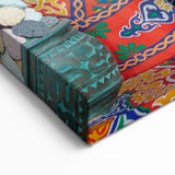 Colorful Egyptian Market Wall Art - Vibrant Spice Bazaar Canvas Prints