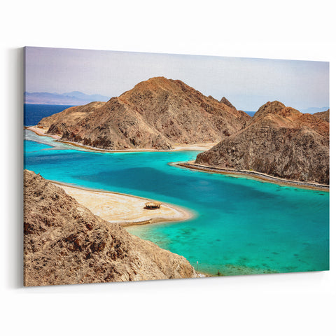 Egyptian Coastal Landscape Wall Art - Serene Red Sea Canvas Prints