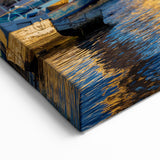 Egyptian Mosque and Boats Wall Art - Sunset Reflections Canvas Prints