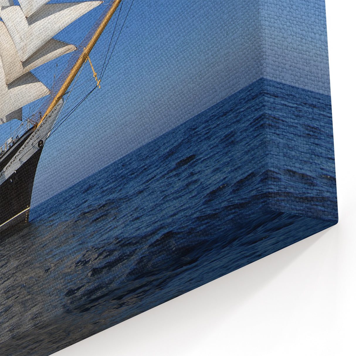Grand Tall Ship Wall Art - Full Sail Nautical Decor Canvas