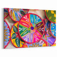 Traditional Ethiopian Art - Colorful African Scenery Ethiopian Wall Decor