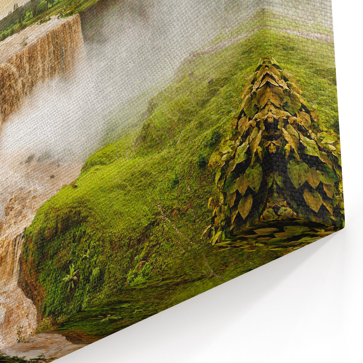 Ethiopian Waterfall Print - Stunning African Scenery Wall Art Ethiopia Decor